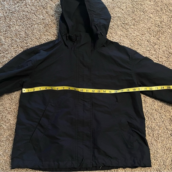 EVERLANE The ReNew Water-Resistant Hooded Windbreaker in Dark Navy Sz S - Picture 9 of 13